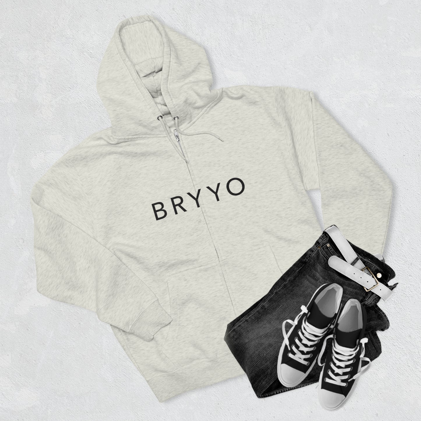 Bryyo Logo - Oatmeal Hoodie